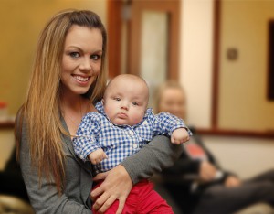 Baby Mack needed 28 blood transfusions to survive.
