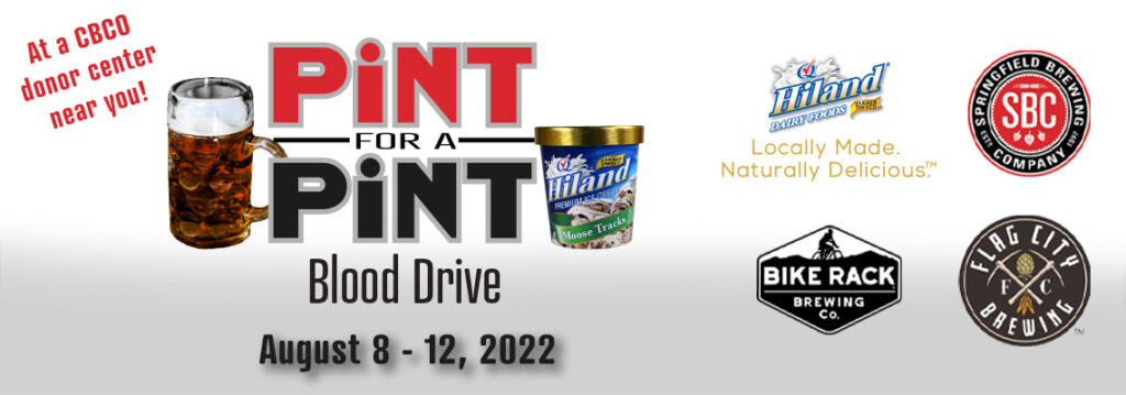 Pint for a Pint Blood Drive