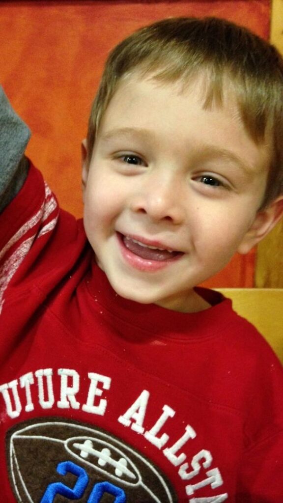 Nolan Brueggemann, around the time of his illness.