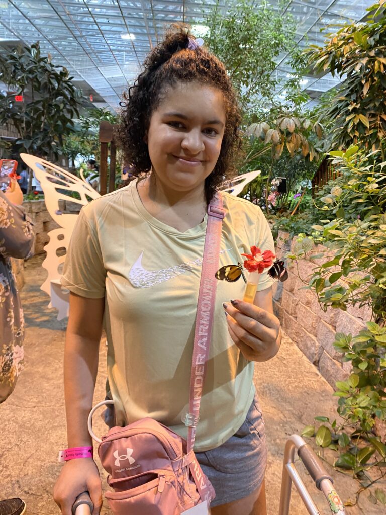 Kenzie during a family trip to Branson, Missouri.