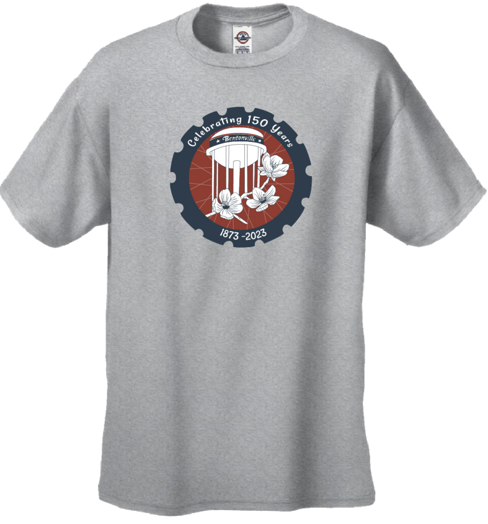 A photo of the T-shirt donors will receive when giving blood at the Bentonville Community Blood Drive